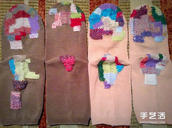 一双袜子穿20年！旧袜子也能补出新气象哦！(图2)