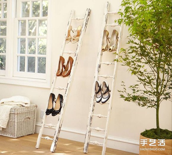 废旧木梯别急着丢：超实用旧梯子改造DIY创意(图12)