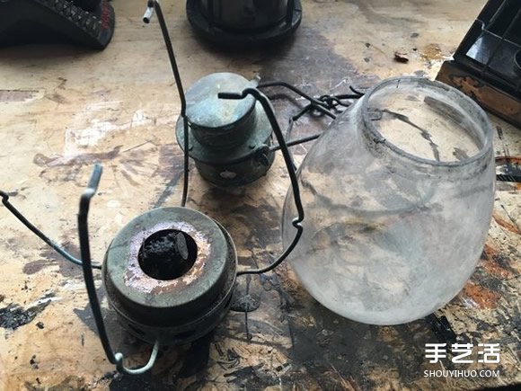 煤油灯改造成水族箱 当然也可以拿来种盆栽(图3)