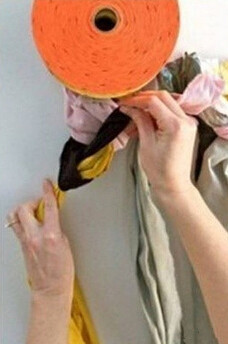 旧衣服/布条利用 手工编织漂亮地毯的步骤(图8)
