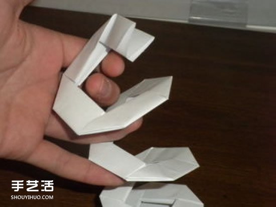 儿童折纸弹簧图解教程 简单弹簧的折法步骤(图11)