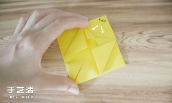 怎么折皮卡丘的方法 手工皮卡丘折纸步骤图(图13)