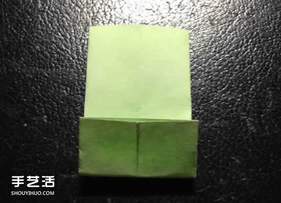 四叶草的折法两张纸 简单四叶草折纸教程(图6)