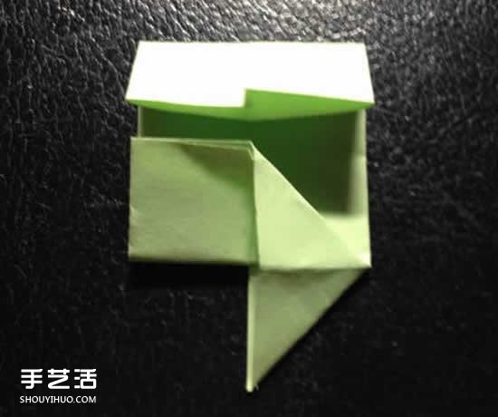 四叶草的折法两张纸 简单四叶草折纸教程(图8)