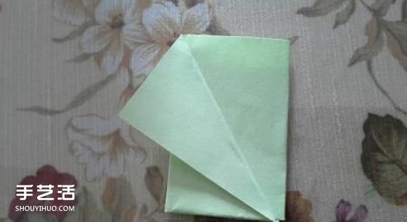 简单衬衫的叠法图解 儿童手工折纸衬衫步骤(图6)