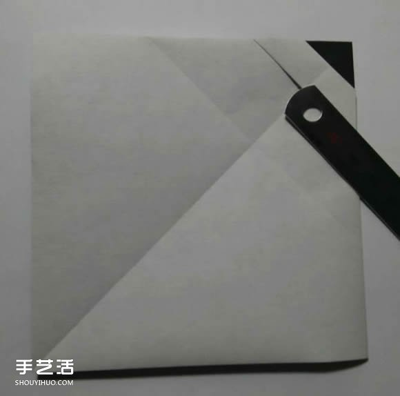 平面铅笔的折纸方法 简单儿童折纸铅笔图解(图8)