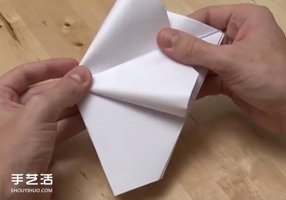纸炮怎么叠图解教程 两种纸炮的折法步骤图(图9)
