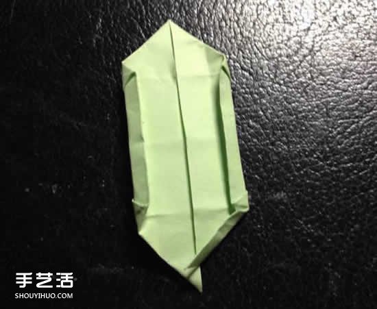 四叶草的折法两张纸 简单四叶草折纸教程(图12)