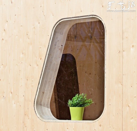 纯木打造的迷你套间(图6)