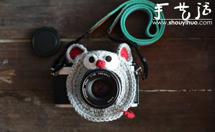 手工制作的小老鼠镜头玩偶(图2)