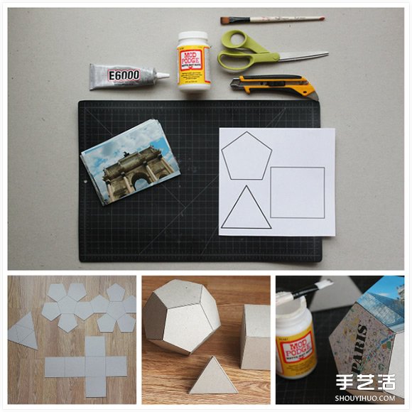 旧物改造方式的照片布置DIY 将家打扮美美的(图22)