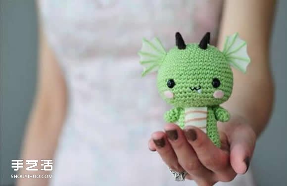 针织制作可爱的小龙 超萌小龙玩偶钩针DIY(图1)
