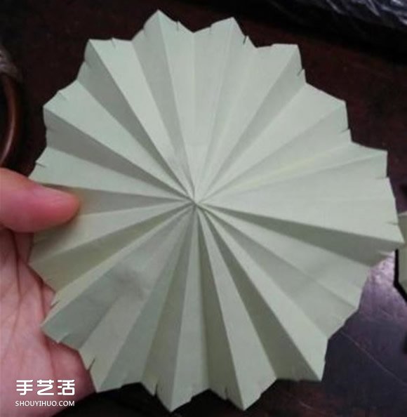 立体小雨伞的折法图解 儿童纸雨伞制作方法(图16)