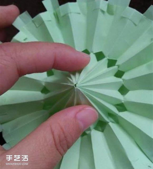 立体小雨伞的折法图解 儿童纸雨伞制作方法(图22)
