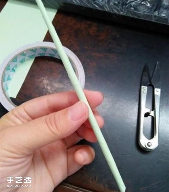 立体小雨伞的折法图解 儿童纸雨伞制作方法(图20)
