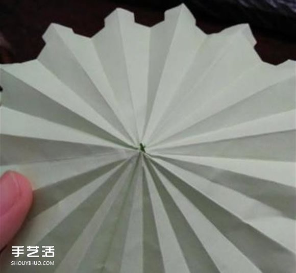 立体小雨伞的折法图解 儿童纸雨伞制作方法(图23)