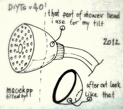 用莲蓬头自制DIY相机移轴镜头(图3)