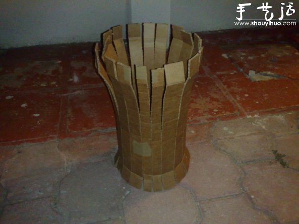 废旧纸箱手工DIY制作cosplay帽子(图5)