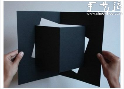 卡片DIY的时尚酷炫墙角灯(图2)