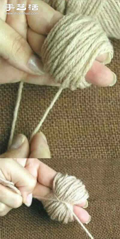 毛线手工制作漂亮多彩地毯毯子图解教程(图2)