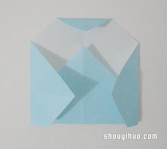 折纸猫头鹰的方法图解 手工猫头鹰折法教程(图9)
