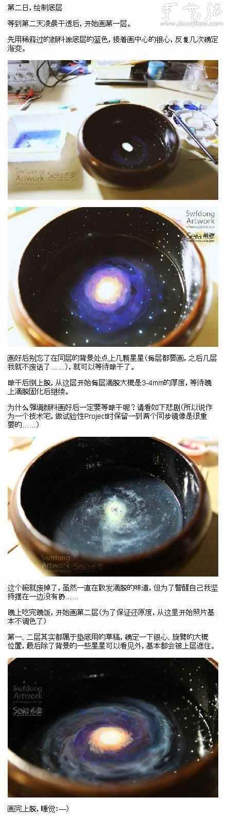 技术宅男为爱发狂 手工DIY逼真“银河”宇宙 - 双维造物网