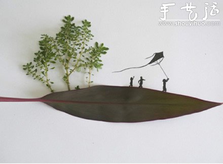 创意手工DIY：叶子上的幸福生活 - 双维造物网