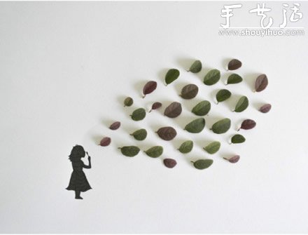 创意手工DIY：叶子上的幸福生活(图2)
