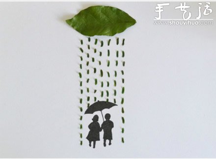 创意手工DIY：叶子上的幸福生活(图4)