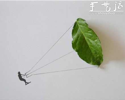 创意手工DIY：叶子上的幸福生活(图3)