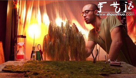 手工制作的超逼真自然景观(图9)