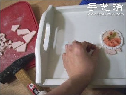 瓷砖碎片废物利用改造旧托盘(图6)