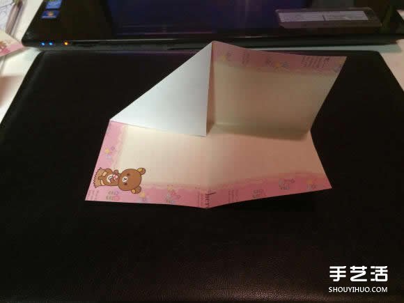 自带夹页功能的个性书签的折法图解教程(图10)