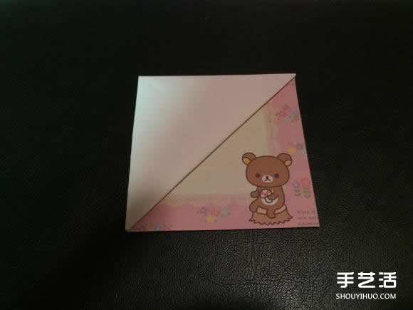自带夹页功能的个性书签的折法图解教程(图12)