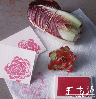 超简单制作玫瑰花印章的方法 - 双维造物网