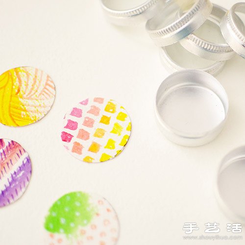 铁盒创意改造 DIY梦幻般水彩图案(图4)