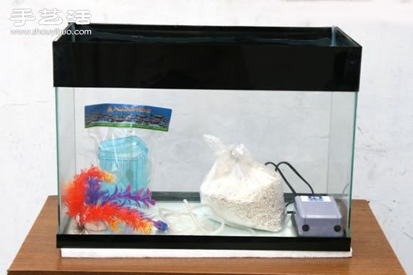 旧电视手工DIY改造怀旧鱼缸水族箱图解教程(图10)