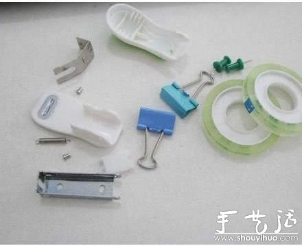 办公文具手工组装摩托车(图3)