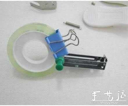 办公文具手工组装摩托车(图4)