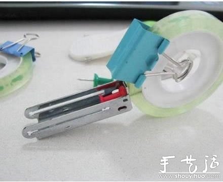 办公文具手工组装摩托车(图5)