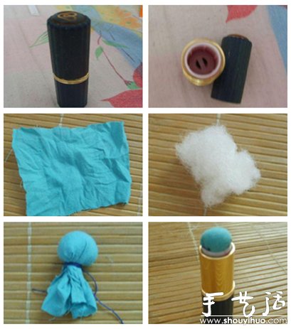 废弃唇膏管改造针插 - 双维造物网