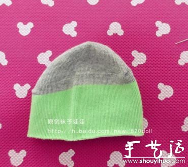 旧棉袜子手工DIY漂亮花朵(图2)