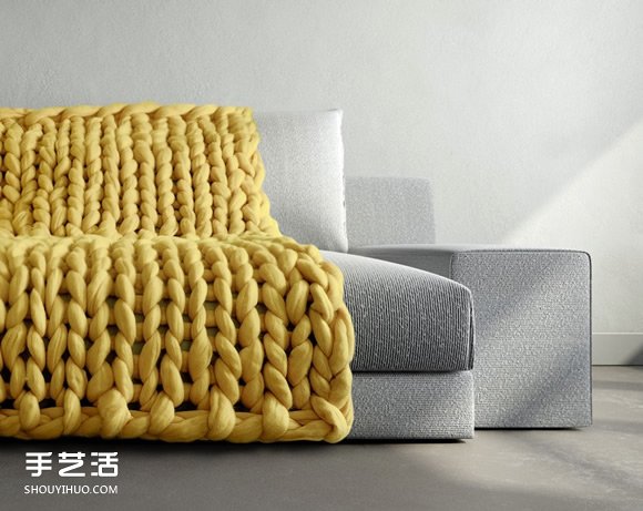 超厚羊毛线织出的针织品 格外的具有温暖感(图9)