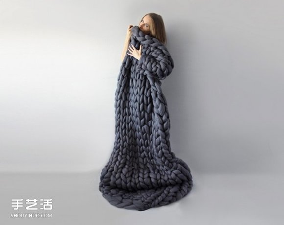 超厚羊毛线织出的针织品 格外的具有温暖感(图15)