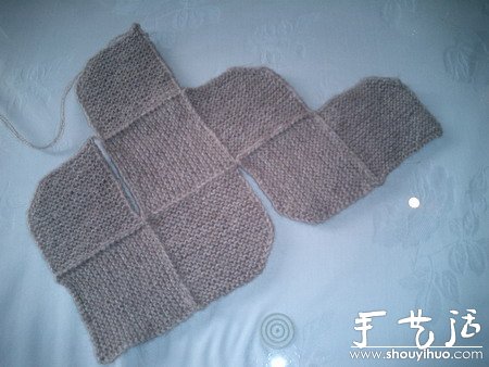 给小宝宝编织保暖袜子的手工教程(图5)