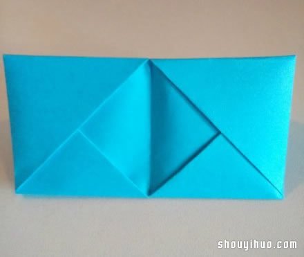 六孔笔筒的折法 折纸制作多彩笔筒图解教程(图10)