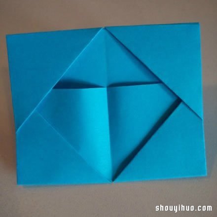 六孔笔筒的折法 折纸制作多彩笔筒图解教程(图9)