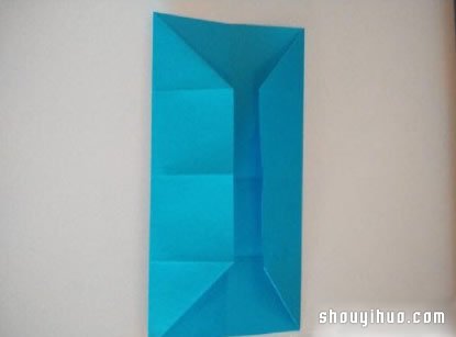 六孔笔筒的折法 折纸制作多彩笔筒图解教程(图5)