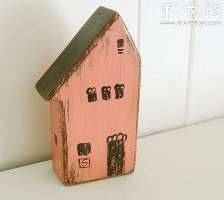 废旧小木块手工DIY的创意工艺作品(图2)