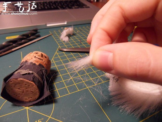 软木塞DIY制作灰袍甘道夫(图13)